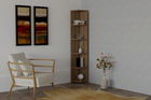 Corp biblioteca, Puqa Design, Levanzo, 25x160x25cm, 100% PAL melaminat, Nuc
