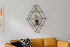 Raft de perete, Puqa Design, Meho, 70x98x21cm, 100% PAL melaminat, Safir