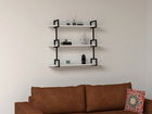 Raft de perete, Puqa Design, Uras, 90x76x19.5cm, 100% PAL melaminat, Alb
