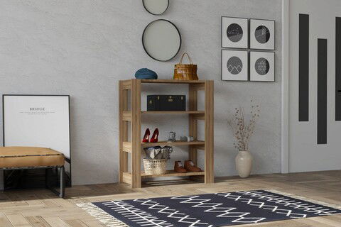 Pantofar, Puqa Design, Duplo, 69.8x90x33.6cm, 100% PAL melaminat, Nuc