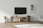 Comoda TV, Puqa Design, Elis, 153.6x40x26cm, 100% PAL melaminat, Safir / Antracit