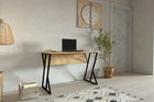 Birou, Puqa Design, Nelsson, 160x50.4x24.5cm, 100% PAL melaminat, Pinul Atlantic