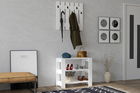 Cuier, Puqa Design, Friends, Cm, 100% PAL melaminat, Alb
