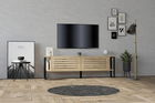 Comoda TV, Puqa Design, Bex, 160x50.4x24.5cm, 100% PAL melaminat, Safir