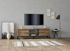 Comoda TV, Puqa Design, Mono, 160x50x40cm, 100% PAL melaminat, Nuc