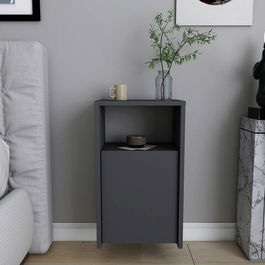 Noptiera, Retricy, Carlin, 36x25.3x61.4cm, 100% PAL melaminat, Antracit