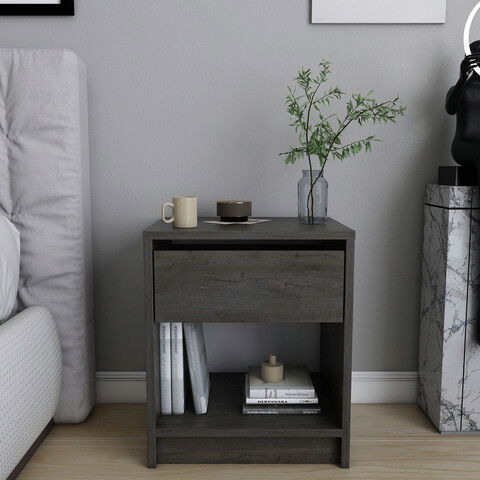 Noptiera, Retricy, Sheridan, 44.6x35.9x52.8cm, 100% PAL melaminat, Wenge
