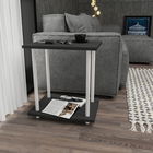 Masuta, Retricy, Bristol, 44.6x35x48.2cm, 100% PAL melaminat, Alb / Antracit