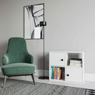 Corp biblioteca, Retricy, Tuttle, 72x25x62.6cm, 100% PAL melaminat, Alb