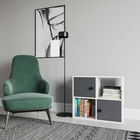 Corp biblioteca, Retricy, Tuttle, 72x25x62.6cm, 100% PAL melaminat, Alb / Antracit