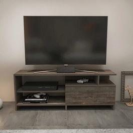 Comoda TV, Retricy, Pulaski, 120x29.9x45.6cm, 100% PAL melaminat, Wenge