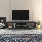 Comoda TV, Retricy, Asal 150, 150x35.2x40cm, 100% PAL melaminat, Negru