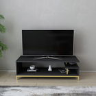 Comoda TV, Retricy, Reilly, 120x44.6x37.6cm, 100% PAL melaminat, Aur / Antracit
