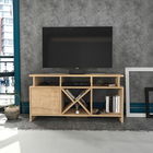 Comoda TV, Retricy, Auburn, 120x29.9x60.6cm, 100% PAL melaminat, Stejar