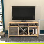 Comoda TV, Retricy, Auburn, 120x29.9x60.6cm, 100% PAL melaminat, Stejar / Wenge