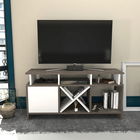 Comoda TV, Retricy, Auburn, 120x29.9x60.6cm, 100% PAL melaminat, Wenge / Alb
