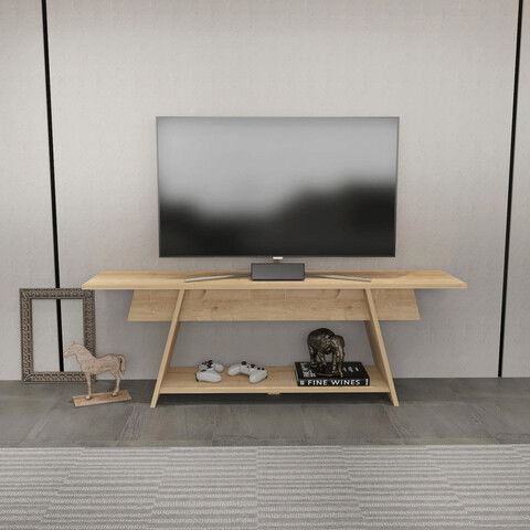 Comoda TV, Retricy, Lanca 120, 120x35x50cm, 100% PAL melaminat, Safir