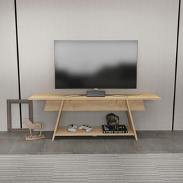 Comoda TV, Retricy, Lanca 120, 120x35x50cm, 100% PAL melaminat, Safir
