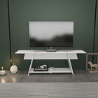 Comoda TV, Retricy, Lanca 120, 120x35x50cm, 100% PAL melaminat, Alb