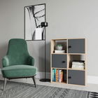 Corp biblioteca, Retricy, Tilton, 72x25x93cm, 100% PAL melaminat, Stejar / Antracit
