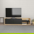 Comoda TV, Retricy, Krog, 160x35x36.8cm, 100% PAL melaminat, Stejar / Antracit