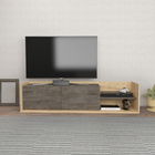 Comoda TV, Retricy, Krog, 160x35x36.8cm, 100% PAL melaminat, Stejar / Wenge