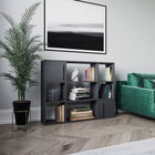 Corp biblioteca, Retricy, Randall, 120x25x93.6cm, 100% PAL melaminat, Antracit