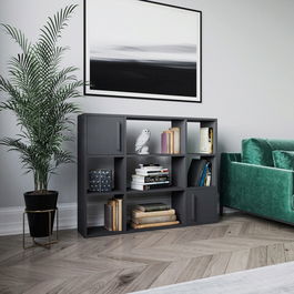 Corp biblioteca, Retricy, Randall, 120x25x93.6cm, 100% PAL melaminat, Antracit