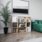 Corp biblioteca, Retricy, Randall, 120x25x93.6cm, 100% PAL melaminat, Stejar / Alb