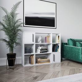 Corp biblioteca, Retricy, Randall, 120x25x93.6cm, 100% PAL melaminat, Alb