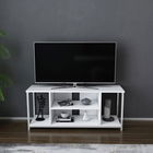 Comoda TV, Retricy, Rinaldo, 120x35x50.8cm, 100% PAL melaminat, Alb