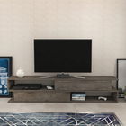 Comoda TV, Retricy, Cortez, 160x35.3x38.6cm, 100% PAL melaminat, Wenge