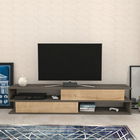 Comoda TV, Retricy, Cortez, 160x35.3x38.6cm, 100% PAL melaminat, Wenge / Stejar