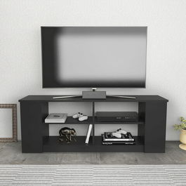 Comoda TV, Retricy, Space, 140x35x51.8cm, 100% PAL melaminat, Antracit