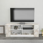 Comoda TV, Retricy, Space, 140x35x51.8cm, 100% PAL melaminat, Alb