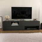 Comoda TV, Retricy, Morton, 160x37.7x40cm, 100% PAL melaminat, Antracit