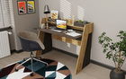Birou, Retricy, Broklyn, 123.6x59.6x93.4cm, 100% PAL melaminat, Wenge / Stejar