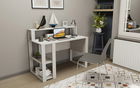 Birou, Retricy, Queens, 120x59.6x95.2cm, 100% PAL melaminat, Alb