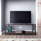 Comoda TV, Retricy, Xena, 120x33x45.7cm, 100% PAL melaminat, Nuc / Negru