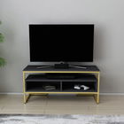 Comoda TV, Retricy, Merrion, 110x35x49.9cm, 100% PAL melaminat, Aur / Antracit