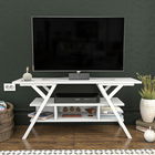 Comoda TV, Retricy, Minerva, 120x35x55cm, 100% PAL melaminat, Alb