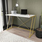 Birou, Retricy, Adelaide, 114x60x75cm, 100% PAL melaminat, Aur / Alb