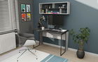 Birou, Retricy, Bronx, 120x59.6x114.2cm, 100% PAL melaminat, Antracit / Alb