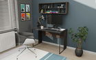 Birou, Retricy, Bronx, 120x59.6x114.2cm, 100% PAL melaminat, Antracit / Stejar întunecat