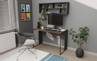 Birou, Retricy, Bronx, 120x59.6x114.2cm, 100% PAL melaminat, Wenge / Antracit