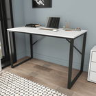 Birou, Retricy, Layton, 120x60x74cm, 100% PAL melaminat, Negru / Alb