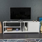 Comoda TV, Retricy, Oneida, 140x35.3x50.8cm, 100% PAL melaminat, Alb