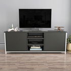 Comoda TV, Retricy, Otis, 140x35.3x50.8cm, 100% PAL melaminat, Alb / Antracit