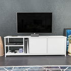 Comoda TV, Retricy, Primrose, 160x35.3x50.8cm, 100% PAL melaminat, Alb