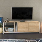 Comoda TV, Retricy, Primrose, 160x35.3x50.8cm, 100% PAL melaminat, Alb / Stejar